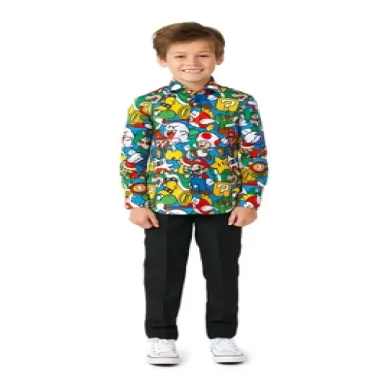 OppoSuits - Printed Button-up Boys Shirts image {2}
