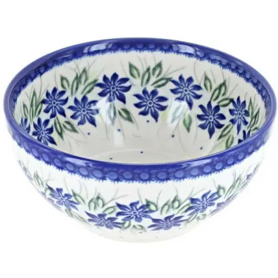 Blue Rose Polish Pottery Vena Cereal Bowl image {11}