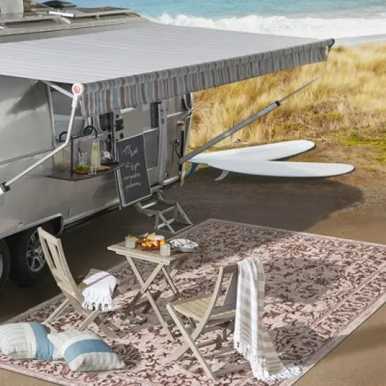 Jerash Ornate Medallion Indoor/Outdoor Area Rug - JONATHAN Y image {7}