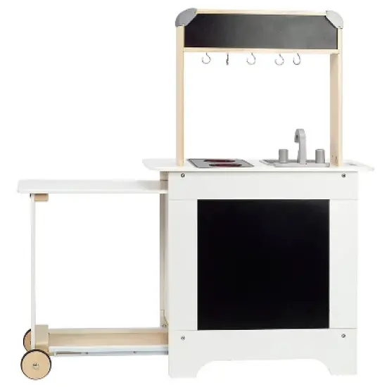 Hape Cook 'N Serve Kids Contemporary Design Pretend Play Wooden Cooking Kitchen image {2}