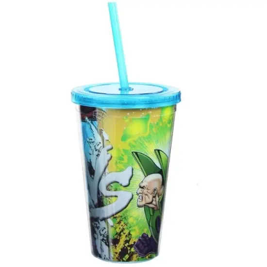 Nerd Block Superman vs Lex Luthor 16oz Carnival Cup image {1}