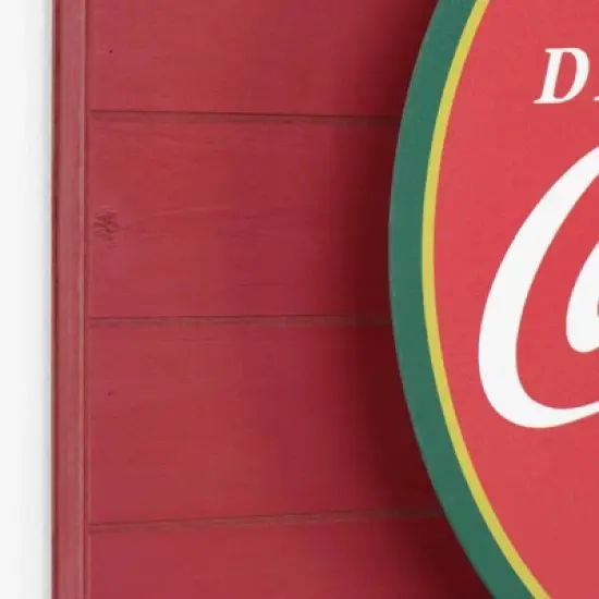 Vintage Coca Cola Metal Backlit LED Wall Sign - American Art Decor image {4}