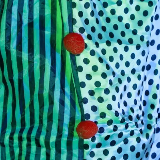 HOMCOM Clown Outdoor Halloween Decoration, Sound Activated Light Up Eyes & Sound Effects, Animated Prop for Party image {5}