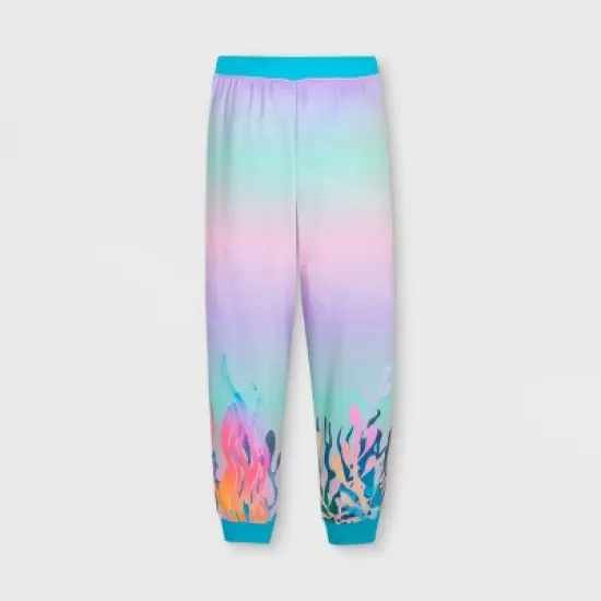 Girls' Disney The Little Mermaid Jogger Pants image {1}