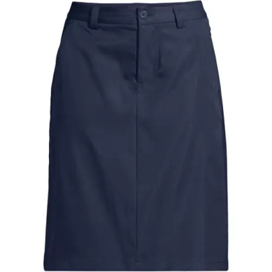 Lands' End Lands' End School Uniform Women's Active Chino Skort Top of the Knee image {4}