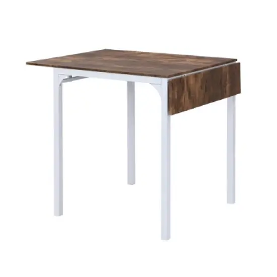 Farmhouse 5-piece Counter Height Drop Leaf Dining Table Set-ModernLuxe image {7}