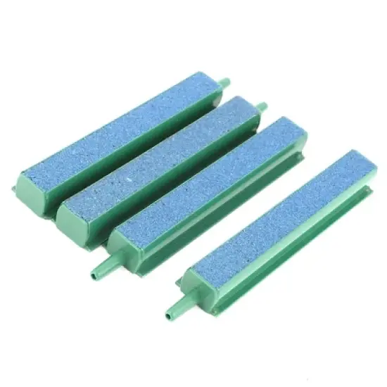 Unique Bargains Plastic Aquarium Blue Bubble Air Stone 4" Length 4 Pcs image {2}
