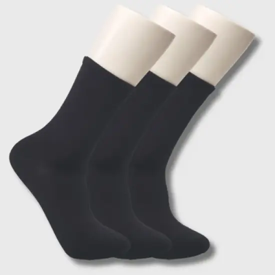 Willow & Ruby Women's 3-Pack Super Soft Crew Socks - Comfy & Stylish Everyday Wear Women Crew Socks image {1}