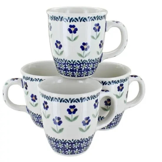 Blue Rose Polish Pottery K081 Manufaktura Mug Set image {3}