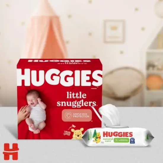 Huggies Little Snugglers Baby Diapers &ndash; (Select Size and Count) image {8}