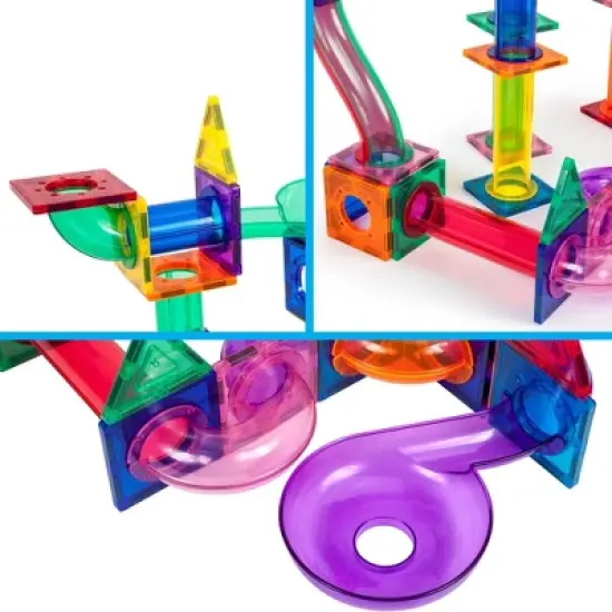 Picasso Tiles Magnetic Marble Run 100pc Building Set image {5}