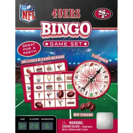 MasterPieces Kids Games - NFL San Francisco 49ers Bingo image {1}