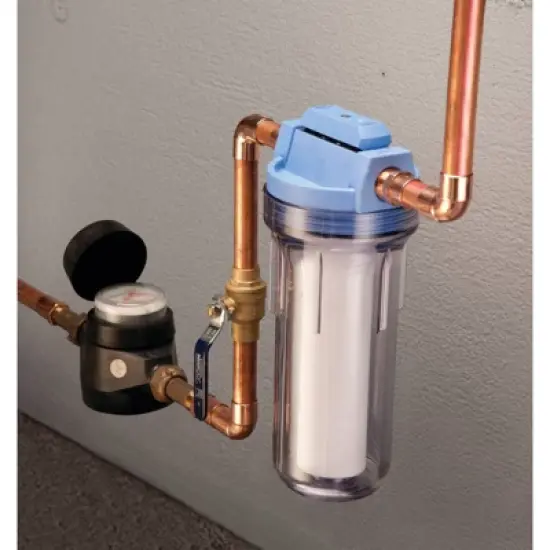 Culligan Whole House Standard Duty 3/4 Inlet/Outlet with Clear Housing Filtration System: Filters Sediment, Lead, Chlorine image {3}