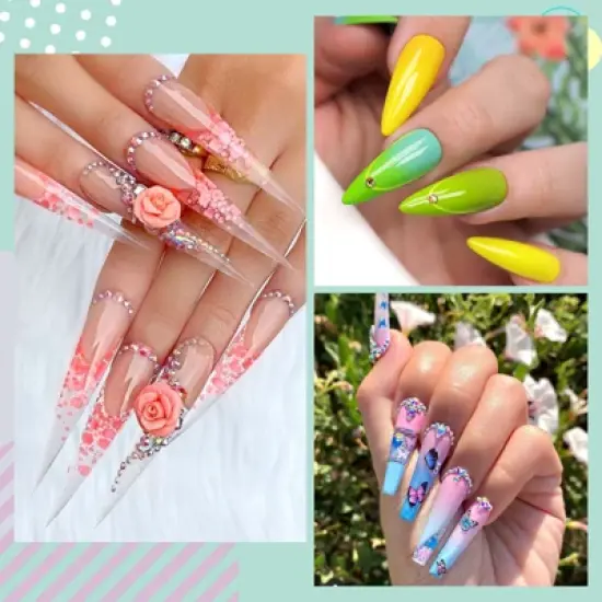 Saviland 3-Pc Sculpt Brush Set: #6/8/12 for Acrylic & 3D Art - Artist's Core Essentials. image {1}