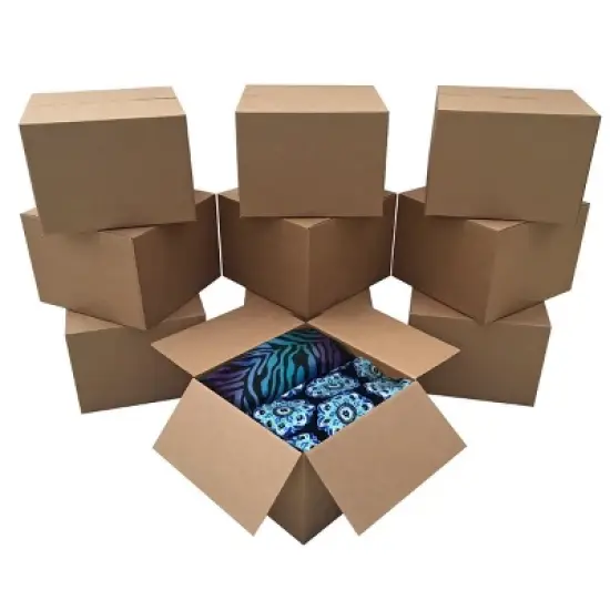 UOFFICE Bundle of 10 Shipping Boxes 23" x 23" x 16" image {4}