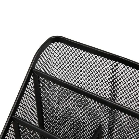 Mesh Medium Desktop Organizer Black - Brightroom&trade; image {2}