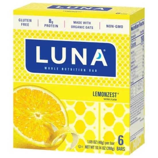 LUNA LemonZest Nutrition Bars
 image {2}