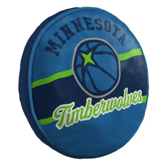 NBA Minnesota Timberwolves 15'' Varsity Cloud Pillow image {1}