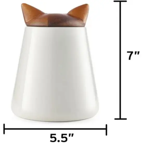 nambe Cat Treat Jar image {3}