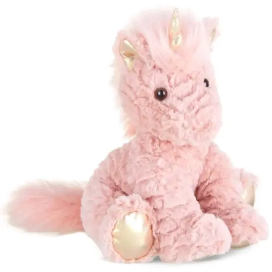 Bearington Glimmers The Plush Unicorn, 10.5 Inch Pink Stuffed Animal, For Ages 1-14 image {6}