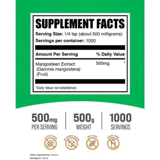 BulkSupplements Mangosteen Extract Powder image {1}
