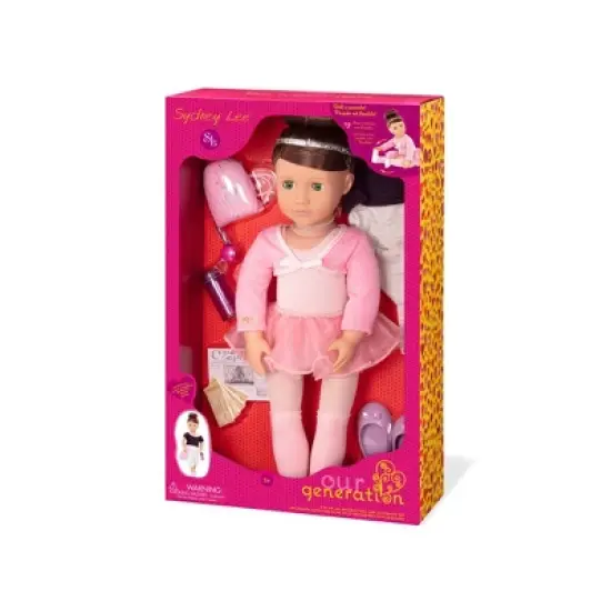 Our Generation Sydney Lee with Storybook & Outfit 18" Ballet Doll image {6}