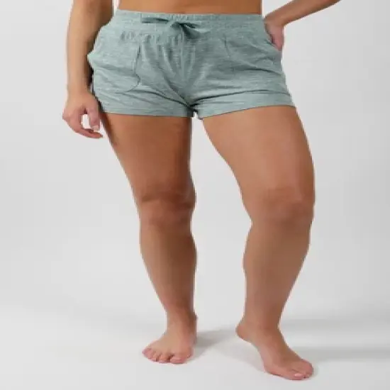 90 Degree By Reflex Super Soft Cationic Heather Lounge Shorts image {11}