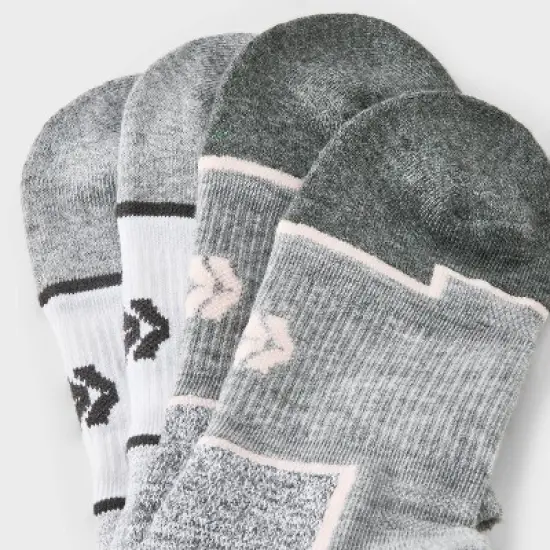 Women's Cushioned Active Accents 4pk Athletic Tab No Show Socks - All In Motion&trade; 4-10 image {2}