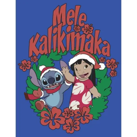 Men's Lilo & Stitch Mele Kalikimaka Christmas Sweatshirt image {1}