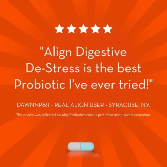 Align De-Stress Daily Probiotic Supplement - Capsules - 21ct image {7}