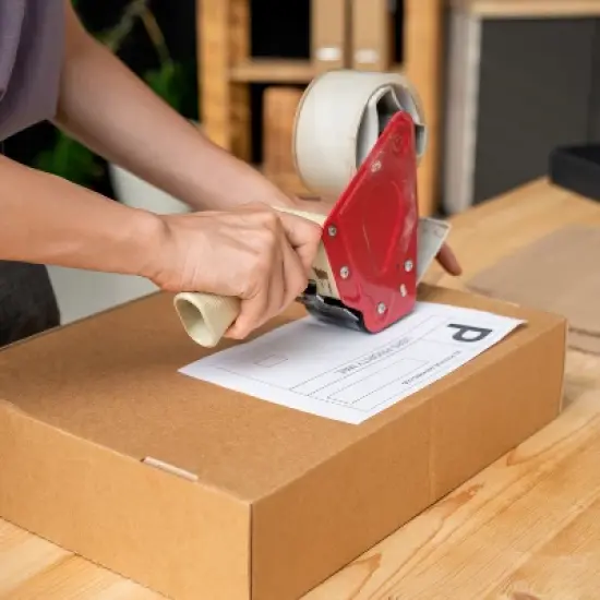 PSBM 18 Rolls Clear Acrylic Label Protection Tape 3.8" x 72 Yards, 2 Mil image {5}