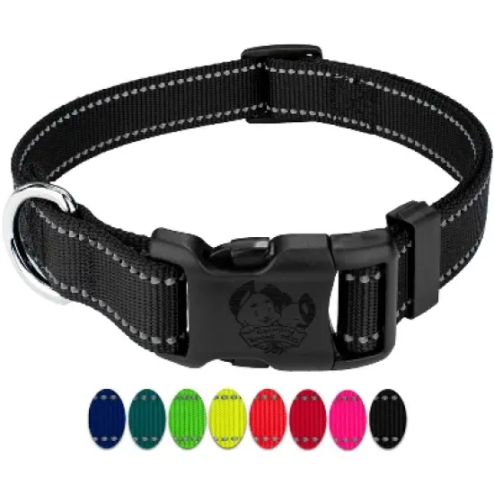 Country Brook Petz Deluxe Reflective Nylon Dog Collar image {4}