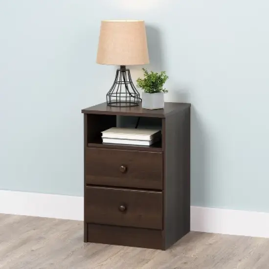 Astrid 2 Drawer Nightstand - Prepac image {7}