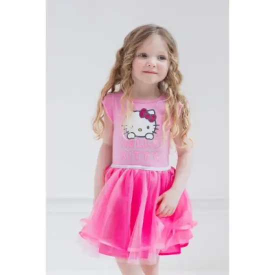 Hello Kitty Girls Tulle Dress Little Kid to Big Kid image {1}