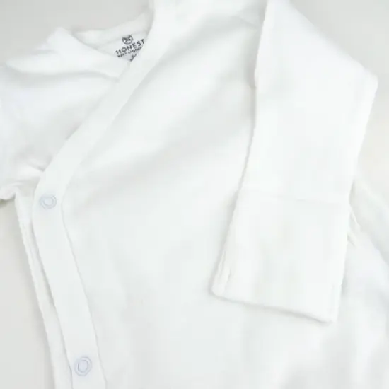 Honest Baby 3pk Side Snap Bodysuit - Pink image {1}