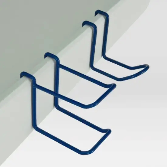 Ergonomic Computer Gaming Desk Blue - Techni Sport image {8}