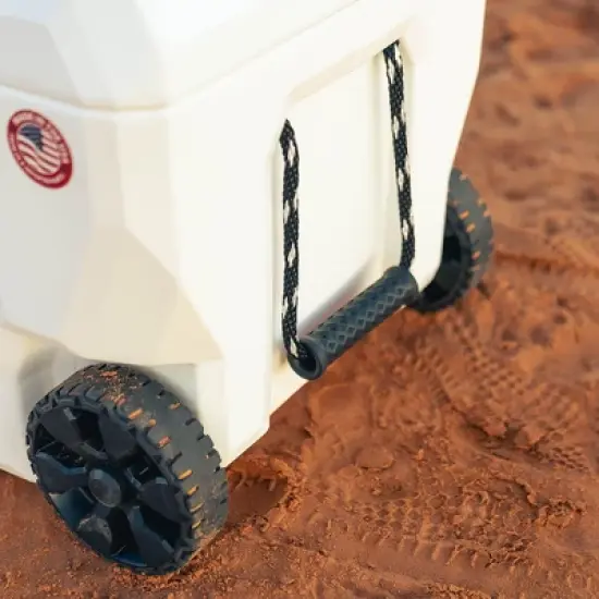 Lifetime 55 Quart High Performance Wheeled Cooler, Arctic White (91072) image {7}