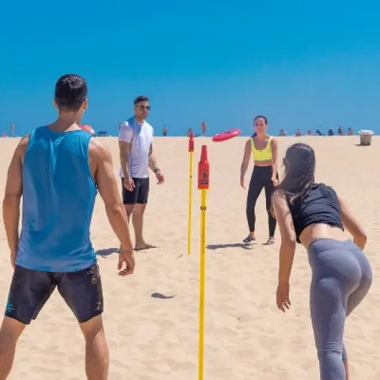 GoSports Tipsy Toss Flying Disc Bottle Drop Yard Game - 6pc image {2}