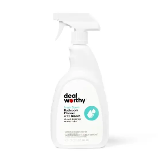 Bathroom Cleaner - Fresh Scent - 32 fl oz - Dealworthy&trade; image {3}