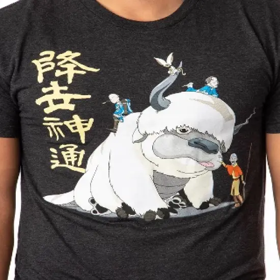 Avatar The Last Airbender Men's Appa Aang Katara And Sora Group T-Shirt image {1}
