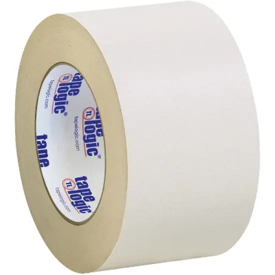 Tape Logic Double Sided Masking Tape 7 Mil 3" x 36 yds. Tan 3/Case T9581003PK image {1}
