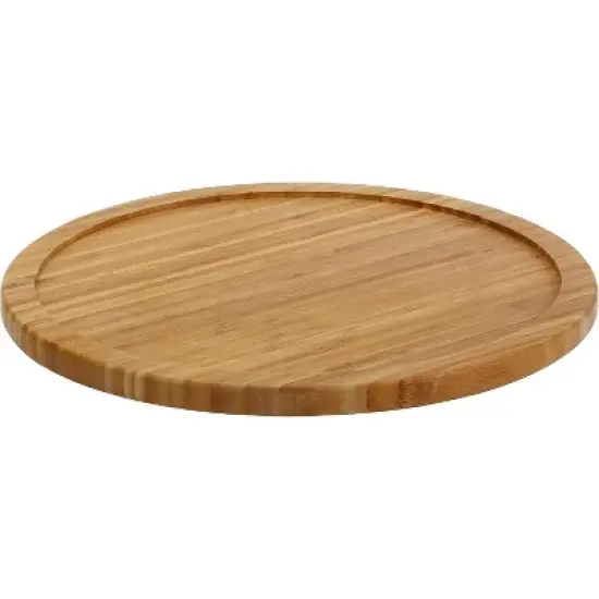 YBM HOME Bamboo Lazy Susan Single Turntable, Pack of 6 image {6}