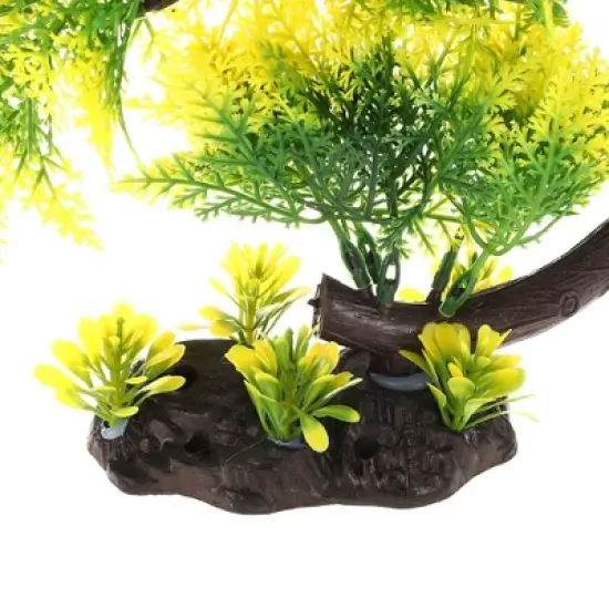 Unique Bargains Aquarium Plant Decoration Artificial Aquatic Plants Tree 7.87" 1 Pcs image {4}