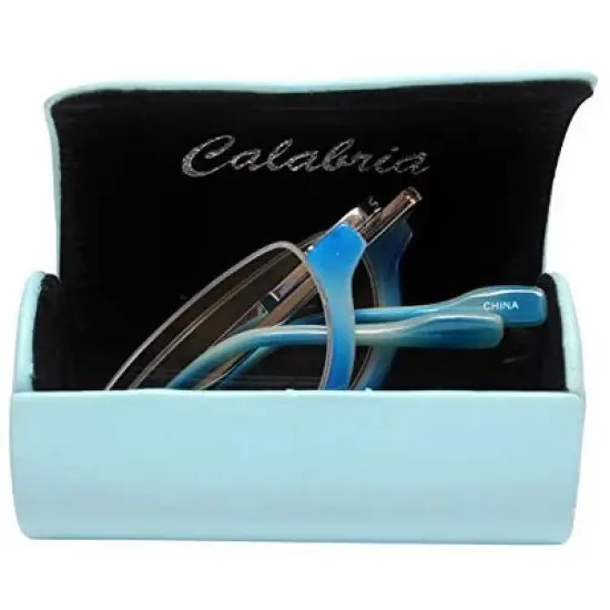 Calabria 309 Small Semi-Rimless Folding Reading Glasses image {5}