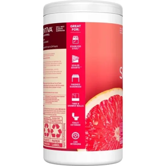 Clorox Scentiva Grapefruit & Orange Blossom Disinfecting Wipes - 75ct image {11}