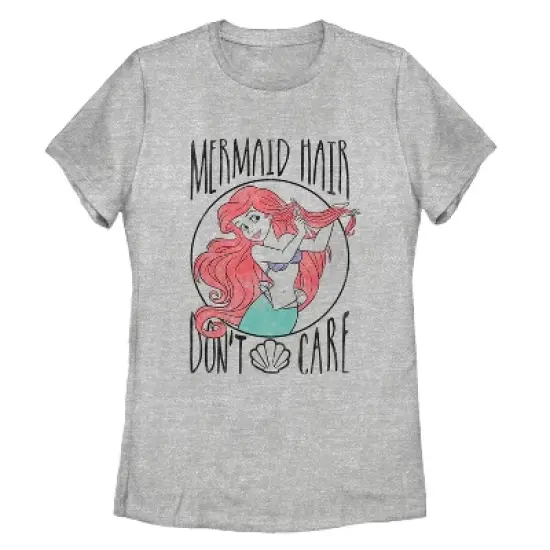 Women's The Little Mermaid Ariel Hair Don't Care T-Shirt image {3}