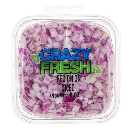 Crazy Fresh Diced Red Onion - 6oz image {3}
