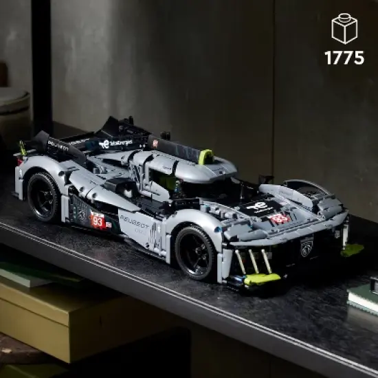 LEGO Technic PEUGEOT 9X8 24H Le Mans Hybrid Hypercar Building Kit 42156 image {4}