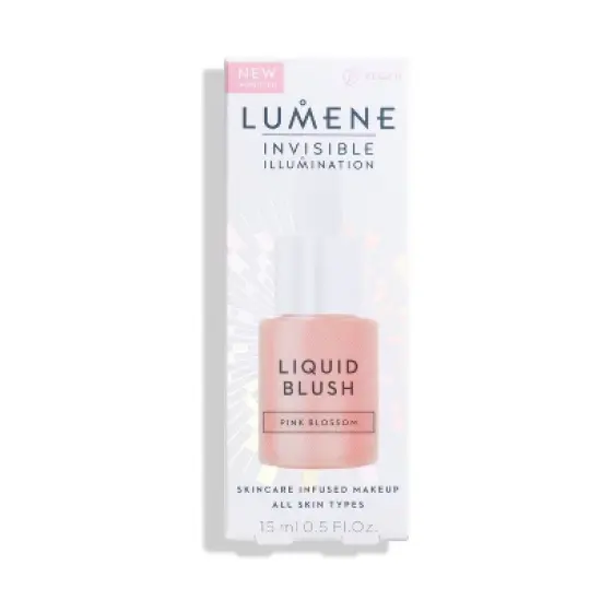 Lumene Invisible Illumination Liquid Blush Pink Blossom - 0.5 fl oz image {1}