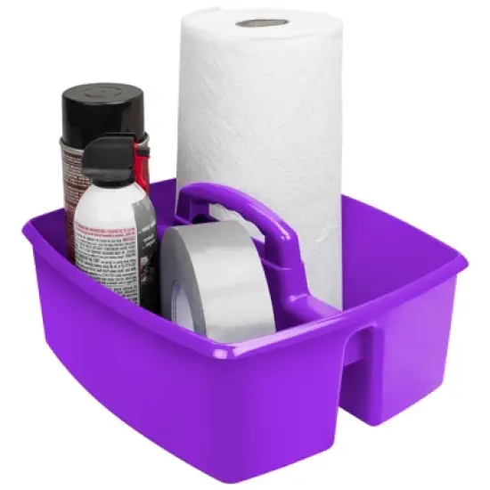 Storex Large Caddy, Purple, Pack of 3 image {2}